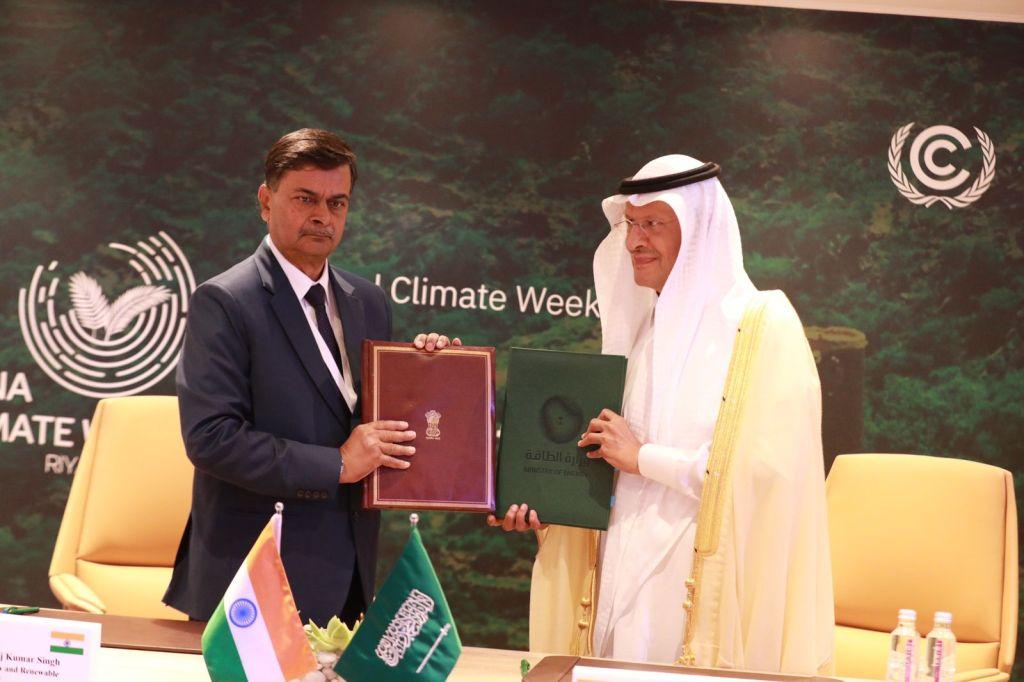 India and Saudi Arabia sign MoU for collaborations in electrical interconnections, green hydrogen and supply chains